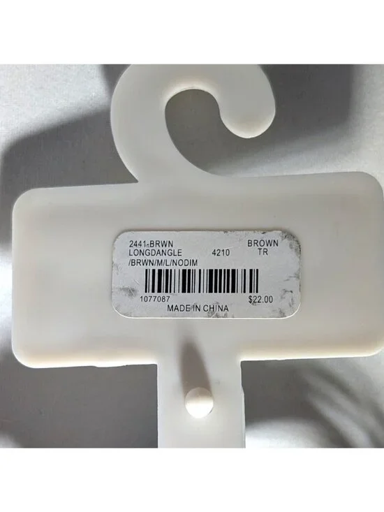 Francescas Millie Belt NWT Faux Leather Brown Womens M/L - Picture 3 of 6